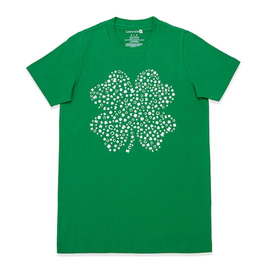 Clover Pattern Adult T-Shirt by Celebrate It